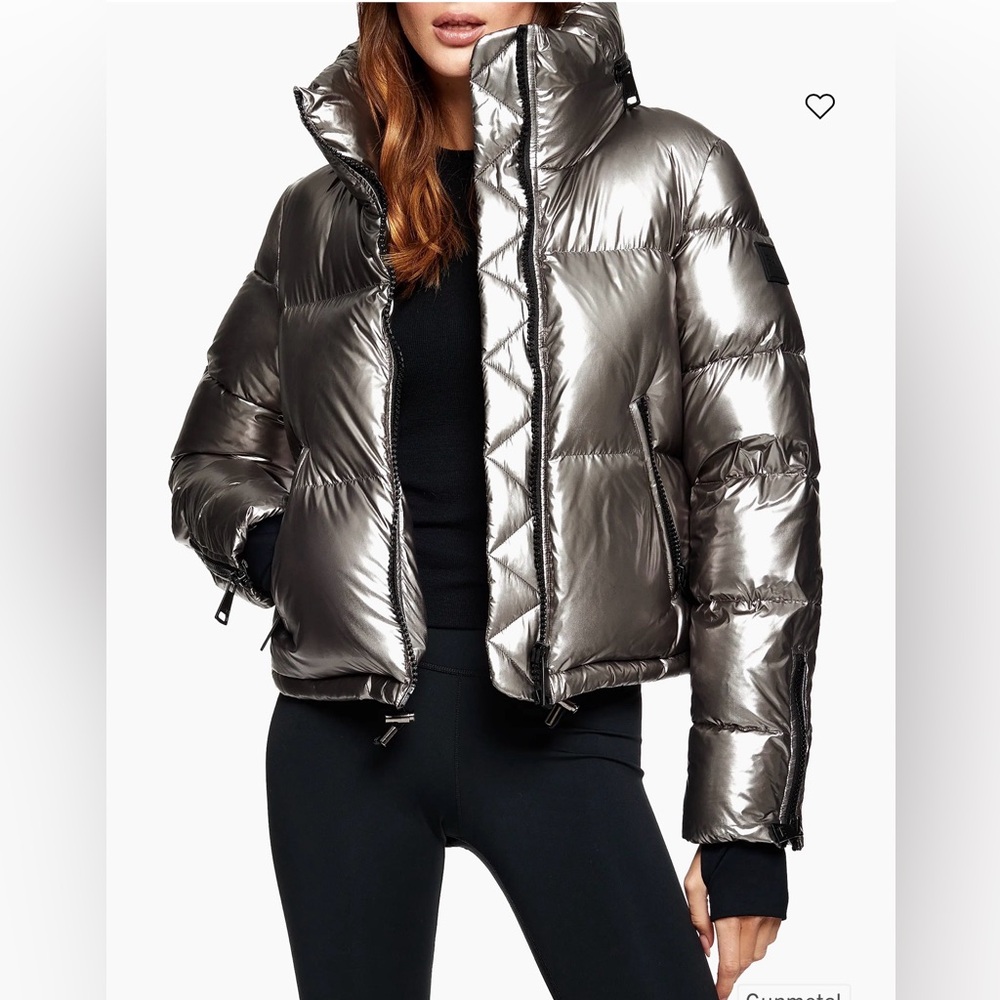 SAM. Marni Women's Metallic Puffer Jacket